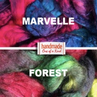 Rainbow Dyed Tussah & Camel