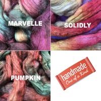 Rainbow Dyed Alpaca & Tussah II